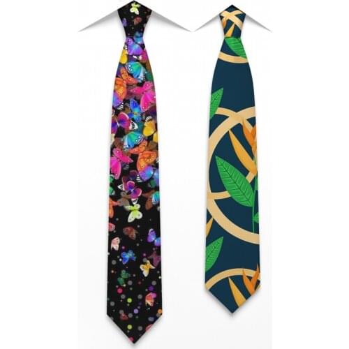 Fashion ties for men 8cm Funny Mens Harajuku Printed Polyester Neckties Gravata mans Wedding Ties shirt Accessories 8S-LD49