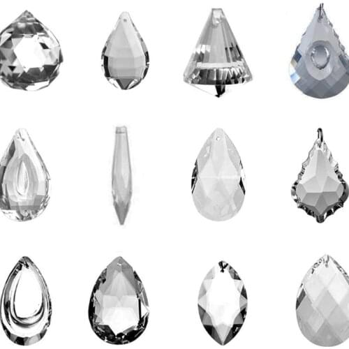 Crystal Chandelier Lamp Lighting Drops Pendants Balls Prisms Hanging Glass Prisms Parts Suncatcher Home/House Decor