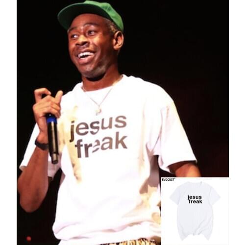 Jesus freak Golf Wang Tyler The Creator hip hop Cherry Bomb Skate T-shirt Cotton Men T shirt New TEE TSHIRT Womens