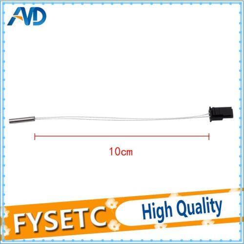 2pcs PT100 Temperature Sensor Cable Up To 400 Degree Molex Connector For Ultimaker 2 V6 Chimera Lite6 Hotend 3D Printer
