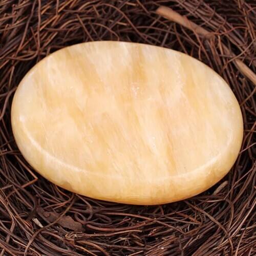 Hot Massage Stone Natural Jade Energy Stone Heated Warmer Stone for Spa Massage