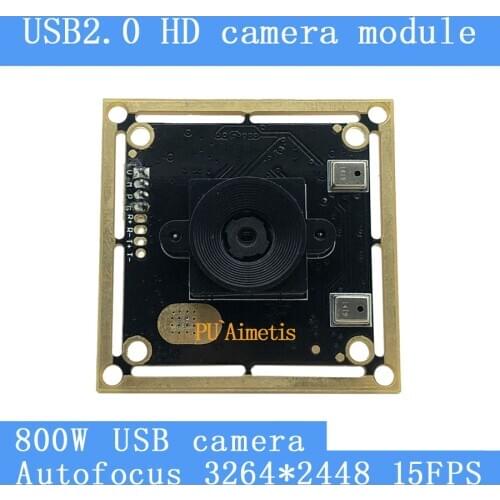 Surveillance camera 8MP 15FPS AF Autofocus SONY IMX179 USB Camera Module Mini Webcam support audio