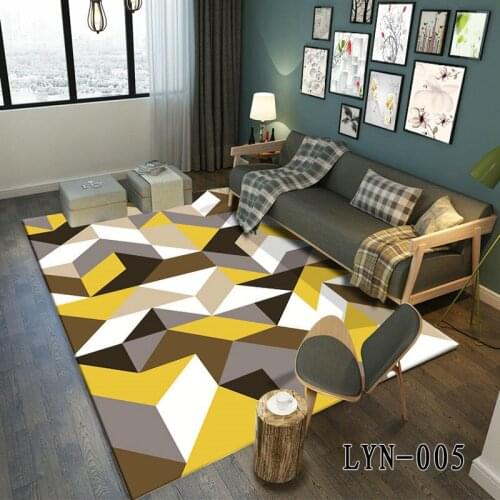 Classic Irregular Pattern Carpet European Family Living Room Decoration Carpet Bedroom Decoration Bathroom Non-slip Carpet