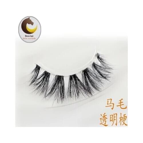 Top Handmade eyelashes Beautiful eyelashes natural messy short Horse hair false eyelashes Makeup fashion essentials