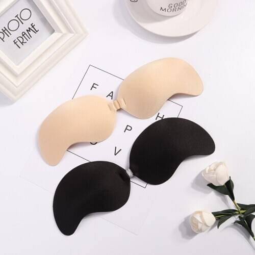 New Sexy Invisible Bras Women Push Up Silicone Mango Bra Self Adhesive Seamless Strapless Front Closure Gel Sports Underwear