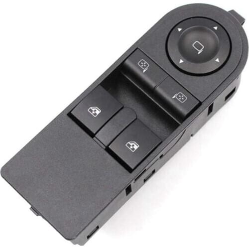 Front Left Driver Side Electric Switch Car Window Button 13228879 for Vauxhall Astra H & Zafira-B