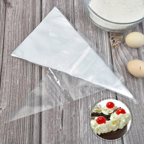 10pcs Disposable Cake Icing Bag Fondant Cream Pastry Decoration Piping PE Bag Home Baking Tool