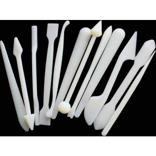 12pcs/set Fondant Cake Decorating Modelling Tools Flower Decoration Pen Pastry Carving Cutter Baking Craft Cake Mold
