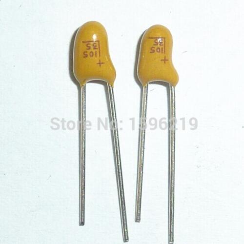 20pcs Tantalum capacitor 1uF 35V Brand New 35V1uF DIP Radial