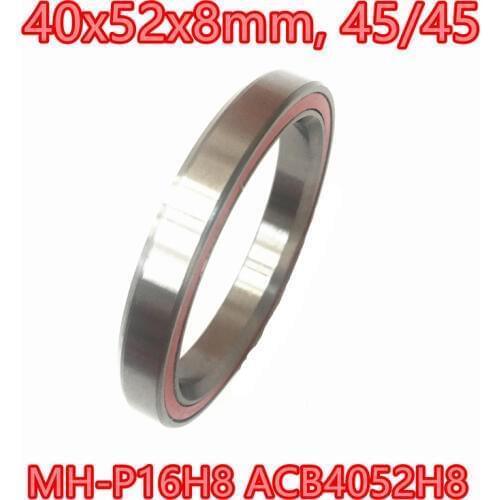 Free Shipping 1-1/2" 1.5" 38.1mm Bicycle Headset Bearing Mh-p16h8 Acb4052h8 ( 40x52x8mm, 45/45) Repair Bearing