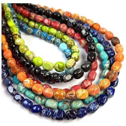 Natural Semi Precious Stone Beads Infinity 58 Pieces / String For Making Necklaces Bracelets Earrings Etc 5x5x7mm