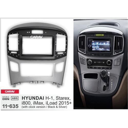 CARAV 11-635 Top Quality Radio Fascia for HYUNDAI H-1, Starex, i800, iLoad, iMax 20 Stereo Fascia Dash CD Trim Installation Kit