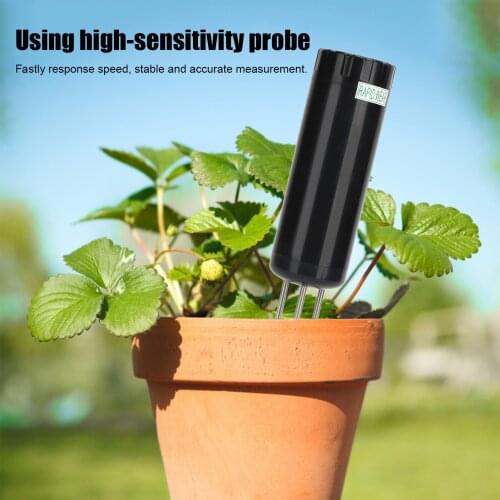 3 In 1 Digital Soil Ph Meter Moisture Tester Temperature Sunlight Intensity Measurement PH Monitor Detector for Garden Plant