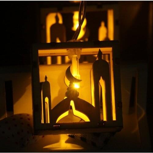 Fairy guirlande LED light string Garland on batteries Ramadan light Decorations EID Kareem Muslim holiday party decor lights