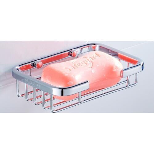 Chrome Finished Wall Mount solid brass copper Bathroom Soap Basket Soap dish Bathroom accessories,High quality style