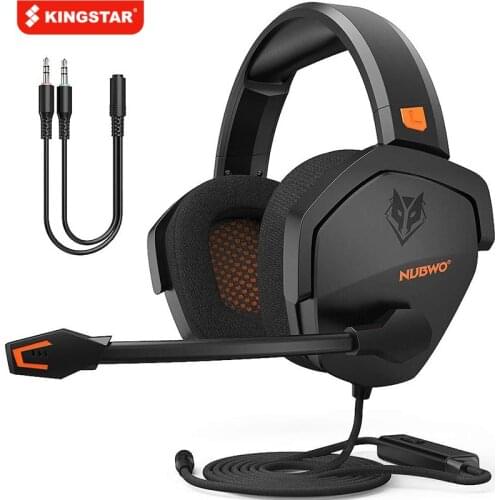 KINGSTAR 3.5mm Gaming Headphones Music Headset Stereo Over Ear Wired Earphones With Microphone For PC PS4 Skype Xbox One
