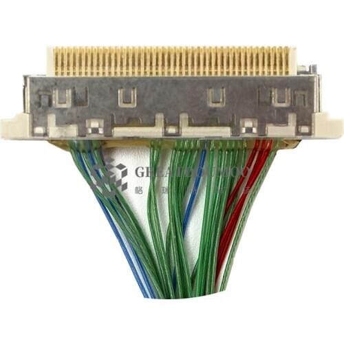 LVDS LCD Panel cable support for DQ77KB Mini-ITX motherboard with 40 pin ipex connector 6 bit lcd screen