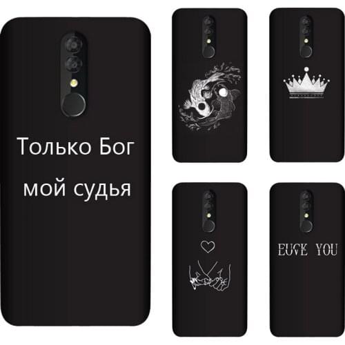 Soft Silicone TPU For Alcatel 3 2019 Case Back Cover Painting Matte Phone Cases Funda For Alcatel 3L 2019