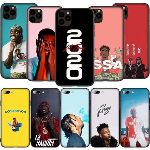 Lavaza K82 Lil Yachty 21 Savage Silicone Soft Case for iPhone 12 Mini 11 Pro XS Max XR X 8 7 6 6S Plus 5 5S SE 2020