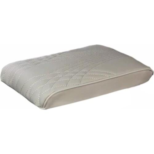 Center Console Armrest Cover Increase Pad, Waterproof Microfiber Leather Armrest Seat Box Cover for SUV/Truck/Car