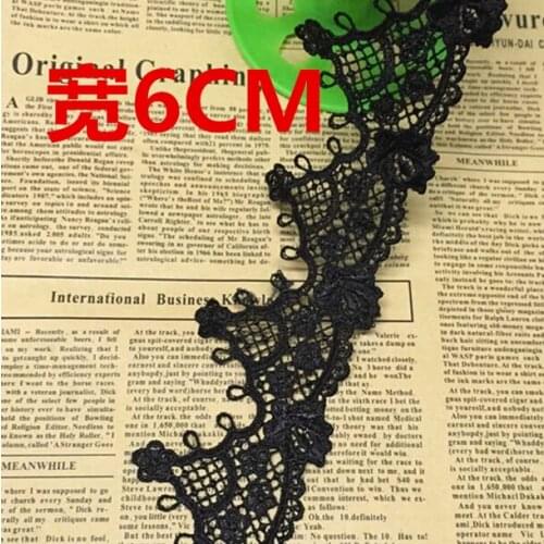 Wholesale 5 Yards 6cm Sewing DIY Crochet Embroidered Craft Net Trim 2016 New Fashion Guipure Lace Applique Lace Trim