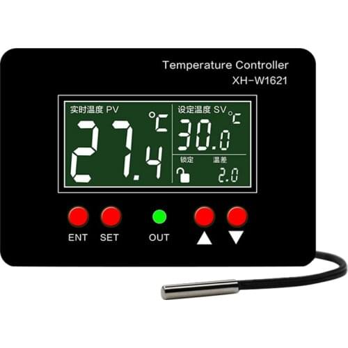 PID Constant Temperature Controller 12V-24V Universal NTC10K Waterproof Probe Digital Temperature Controller