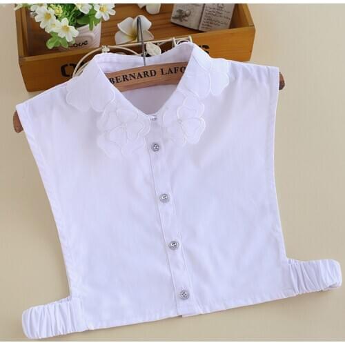 Shirt Fake Collars for Women Detachable Collars Nep Kraagie Cravats Necktie Female Flase Collar Half Shirt Sweater Accessory
