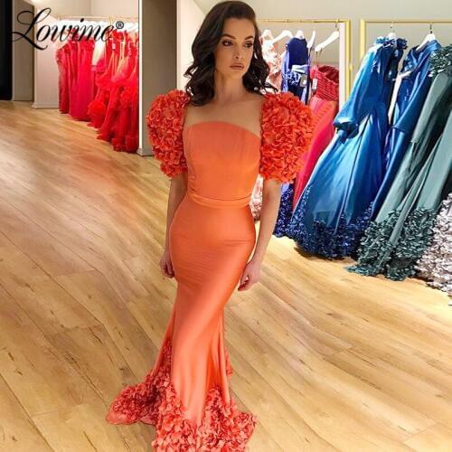 Strapless Sexy Party Dress Custom Made Aibye Mermaid Saudi Arabic Dubai Latest Design Prom Dresses Evening Gowns 2020