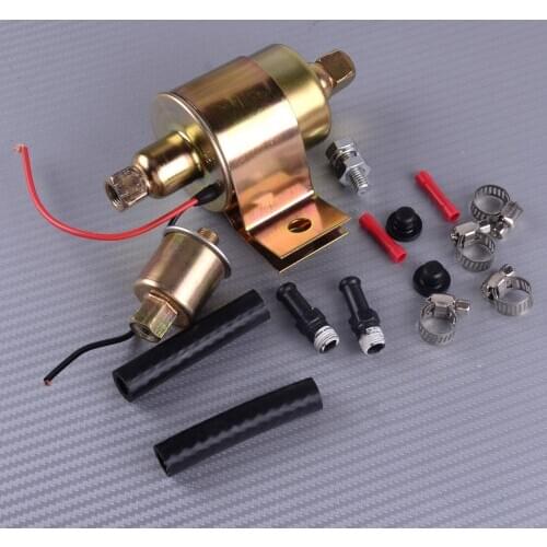 DWCX 12V Universal Metal Portable E8012S Car Low Pressure Electric Petrol Diesel Fuel Casoline Pump 5-9PSI 30 Gallons