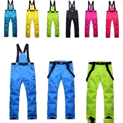 Waterproof Insulated Winter Pant Leisure QH66 Whites torm Men Ski Bib Pants