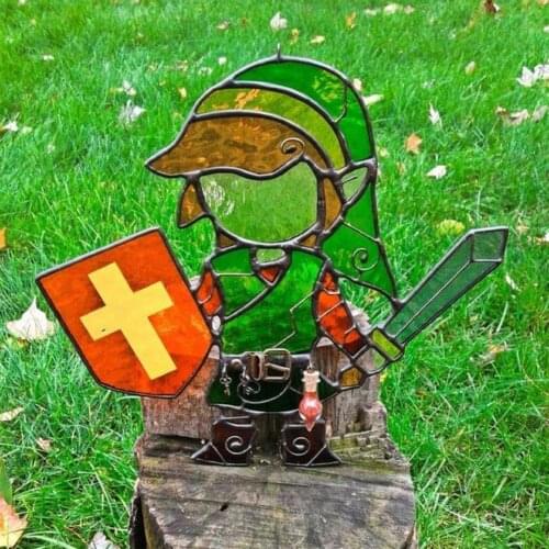 Leaf Fairy Ground Insert Cute Decorative Beautiful Acrylic Craft Leaf Ground Insert Outdoor Decoration for Courtyard Decoration