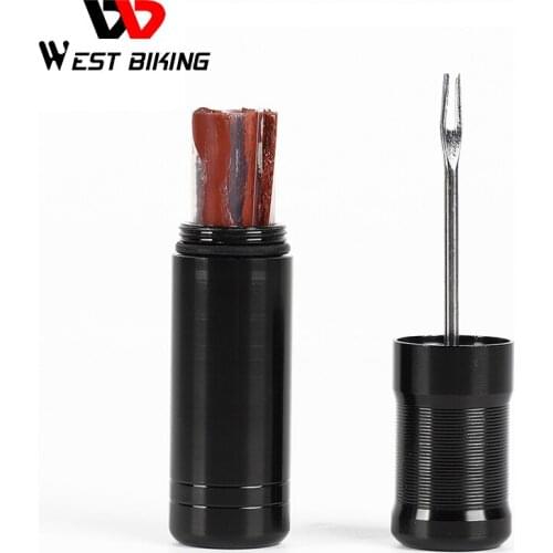 WEST BIKING Mini Portable Bike Tire Repair Tool Tubeless Tyre Quick Repair Strip Tools Kits MTB Bicycle Cycling Accessories