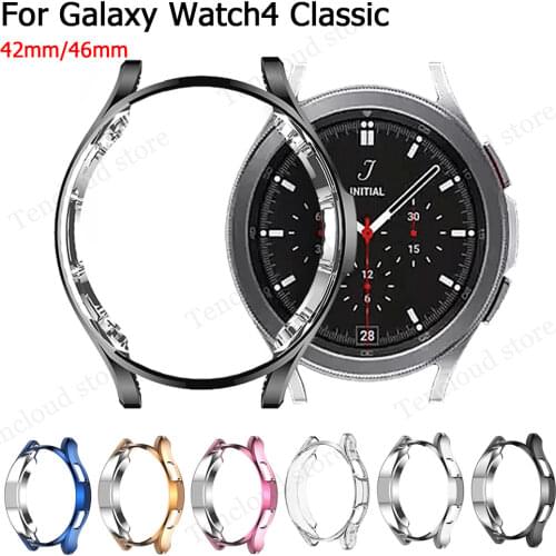 Protective Case For Samsung Galaxy Watch 4 Classic 42/46mm Cover Protector For Galaxy Watch4 SM-R880 R885 R890 R895 Frame Shell