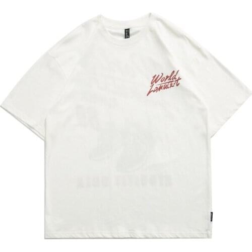 2021 Summer New Womens T-Shirt Unisex Fashion Brand Printed Oversized Round Neck T-Shirt Drop Shoulder Short Sleeve Top C049