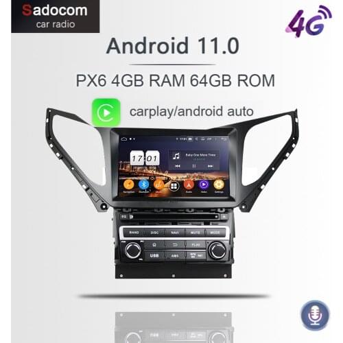 DSP 8" Android 10.0 4GB RAM 8 Core 64GB ROM GPS For HYUNDAI AZERA Grandeur HG I55 2011+ car radio Car DVD Player autoradio