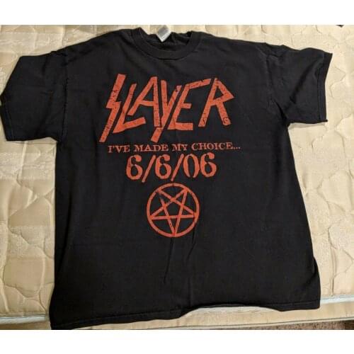 Slayer limited edition t-shirt 3D Men Hot Cheap Short Sleeve Male T shirt
