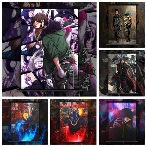 Wall Art Hanging Boku No My Hero Academia Bakugou Boy Painting Poster Canvas Print Picture Home Decor Scroll Bedside Background
