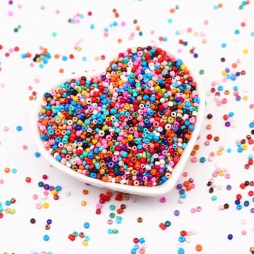 2mm Charm Czech Glass Seed Beads Opaque Spacer Loose Beads DIY Bracelet Necklace Bead for Jewelry Making Accessories