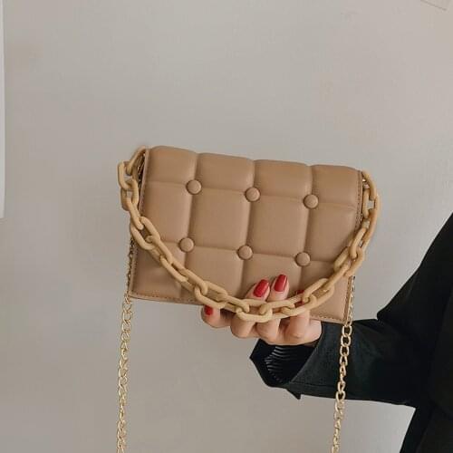 Autumn and Winter Retro Chain Handbag 2021 New Fashion High Quality PU Soft Leather Womens Designer Shoulder Messenger Bag