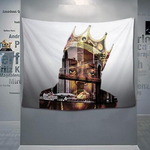 Hip Hop\Rock\Thrash Metal\ Reggae Music Gig Poster Large Flag Curtain Banner HD 4 Hole Tapestry Print Cloth Art Room Decoration