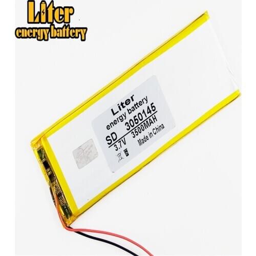 Tablet battery Polymer battery 3050145 3.7V 3500mah 3052145 Lithium polymer Battery with Protection Board
