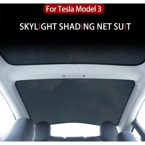 Car Window Sunshade Sun Visor Rear Front Sun Shade Windshield With UV Film For Tesla Model 3 2016 2017 2018 2019 2020