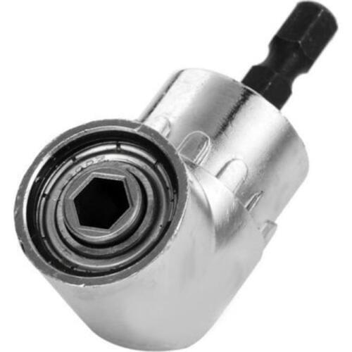 105 Degree Right Angle Drill Extension Shank Quick Change Driver Drilling Screwdriver Magnetic 1/4 Hex Socket Close Corner Tool