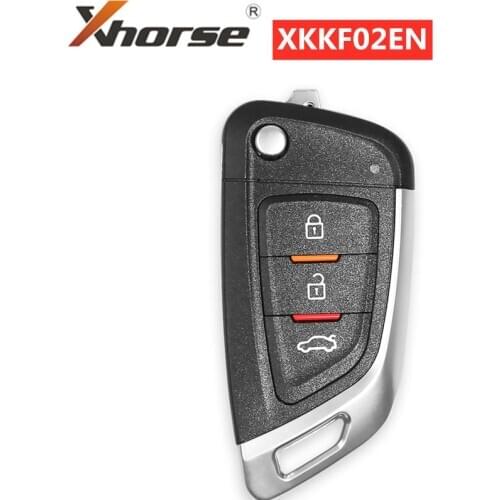 1PCS XHORSE XKKF02EN Universal Remote Car Key with 3 Buttons for VVDI Key Tool (English Version)