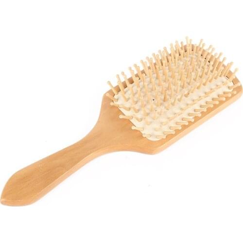 1PC Wooden Hair Care Massage Comb Spa Massage Comb Head Promote Blood Circulation Antistatic Hair Brush Comb Massage