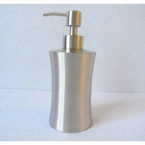 1PC New 304 stainless steel liquid soap bottle soap dispenser for Hotel KTV Bathroom Accessory KE 1485