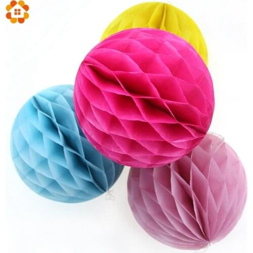 10PCS/Lot 4''(10cm)Can Mix Colors Tissue Paper Lantern Honeycomb Ball For Home Wedding &Birthday Party /Baby Shower Decoration