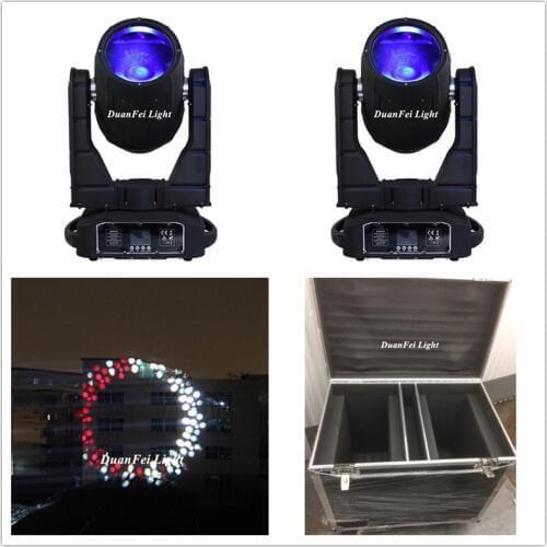 6 lights with case 350W moving head beam 17r YODN Light moving head lamp r17 beam 350 watt waterproof sky light