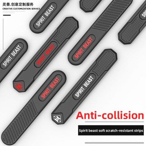 Anti-scratch Bar Modified Door Anti-collision Bar Motorcycle Decoration Body Sticker Rearview Mirror Anti-Friction Sticker