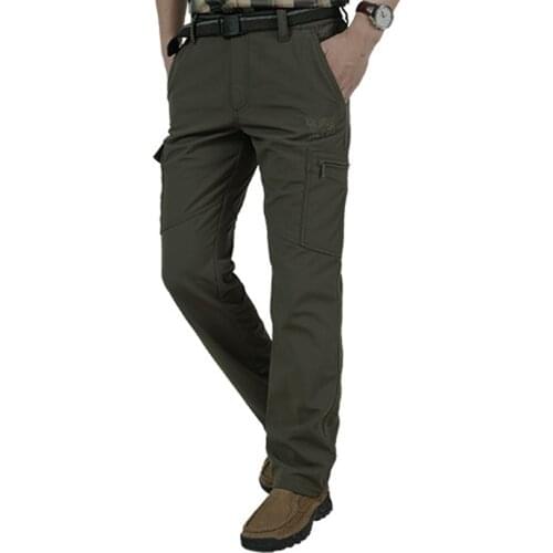 Outdoor Climbing Hiking Hunting Pants For Men Straight Mountaineering Trousers Military Uniforms Overalls Tactical Pants Male